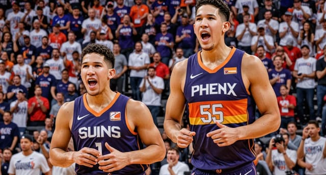 Devin Booker comparte información sobre la selección del equipo de EE. UU., los desafíos de los playoffs y la dinámica del equipo en la práctica de los Suns